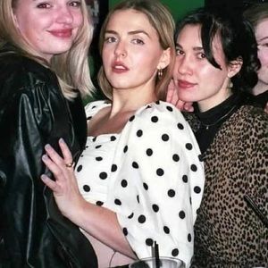 Polka Dot Puff Sleeve Cropped Blouse